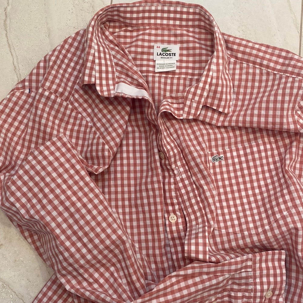 Lacoste button down dress shirt